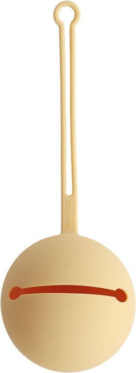 Mushie Silikónové púzdro na cumlíky - Daffodil