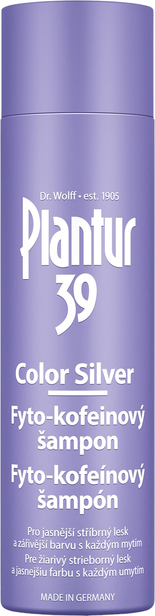 Plantur 39 Color Silver Fyto-Kofeinový šampón 250 ml