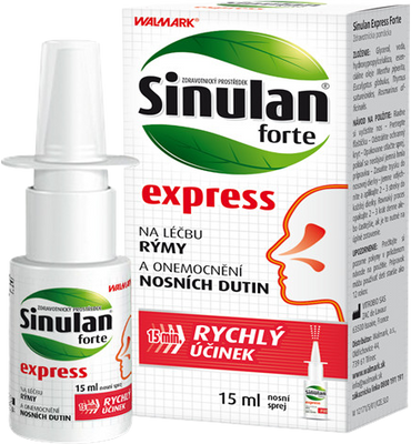 Sinulan forte express nosový sprej 15 ml