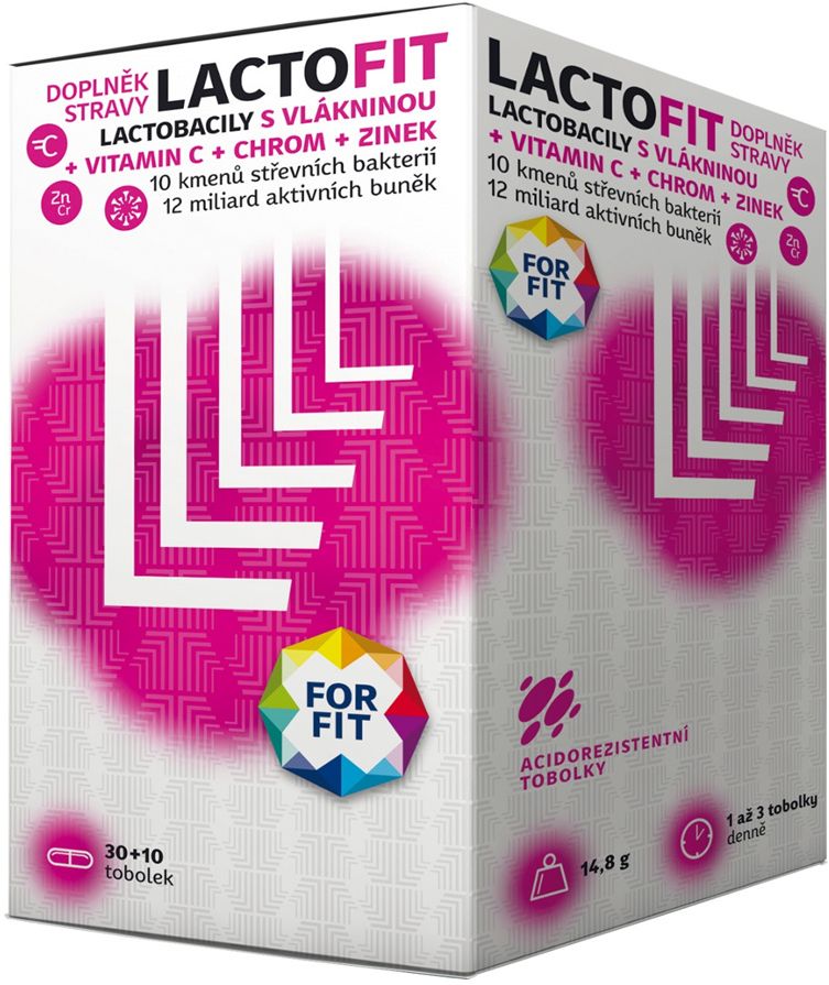 Forfit Lactofit 40 tvrdých kapsúl