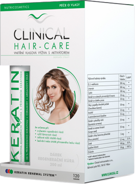 Clinical Hair-Care 120 tobolek + Keratin regenerační kúra 100 ml
