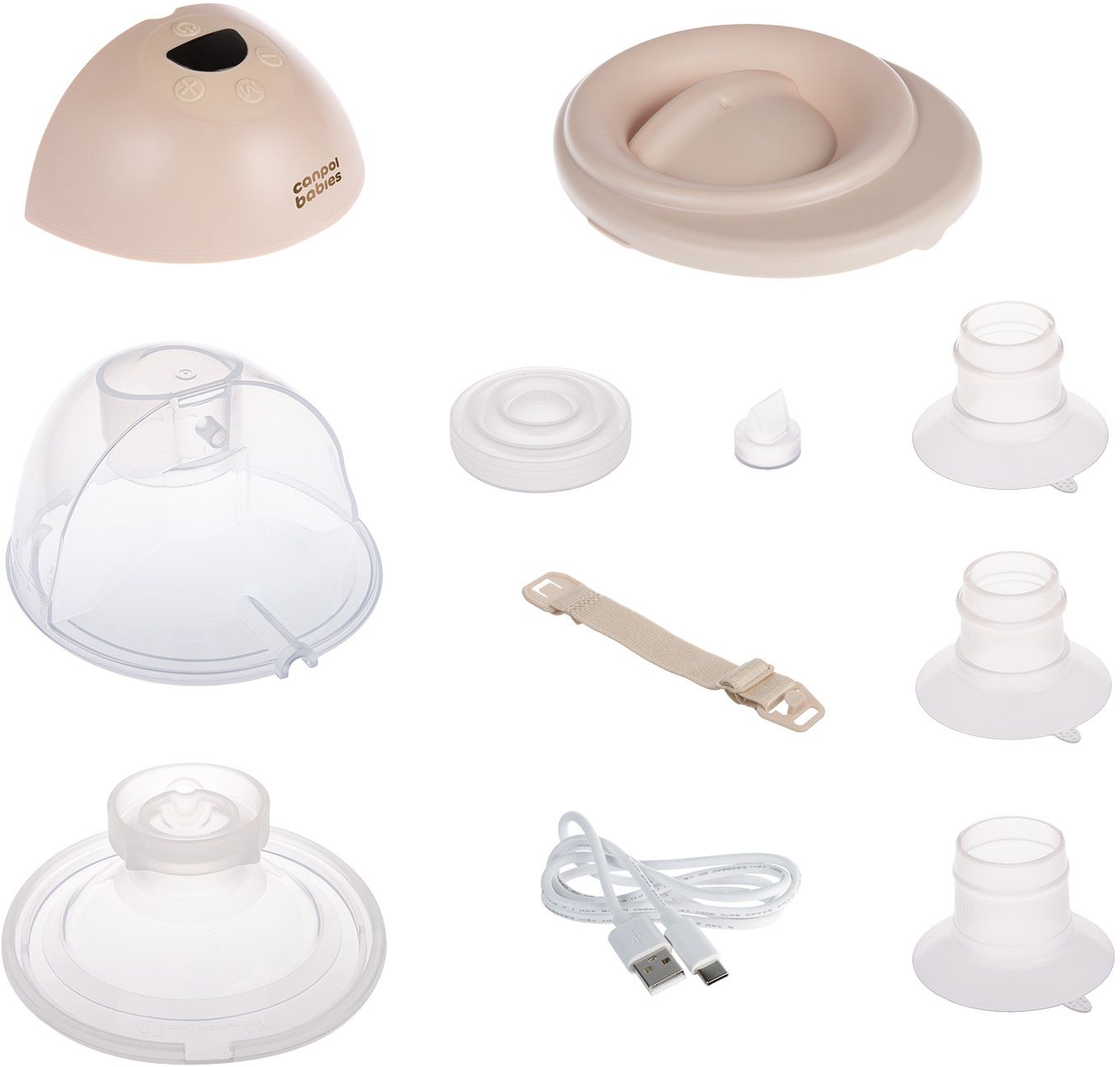 Canpol babies Elektrická odsávačka materského mlieka do podprsenky Hands-Free 2.0 150 ml