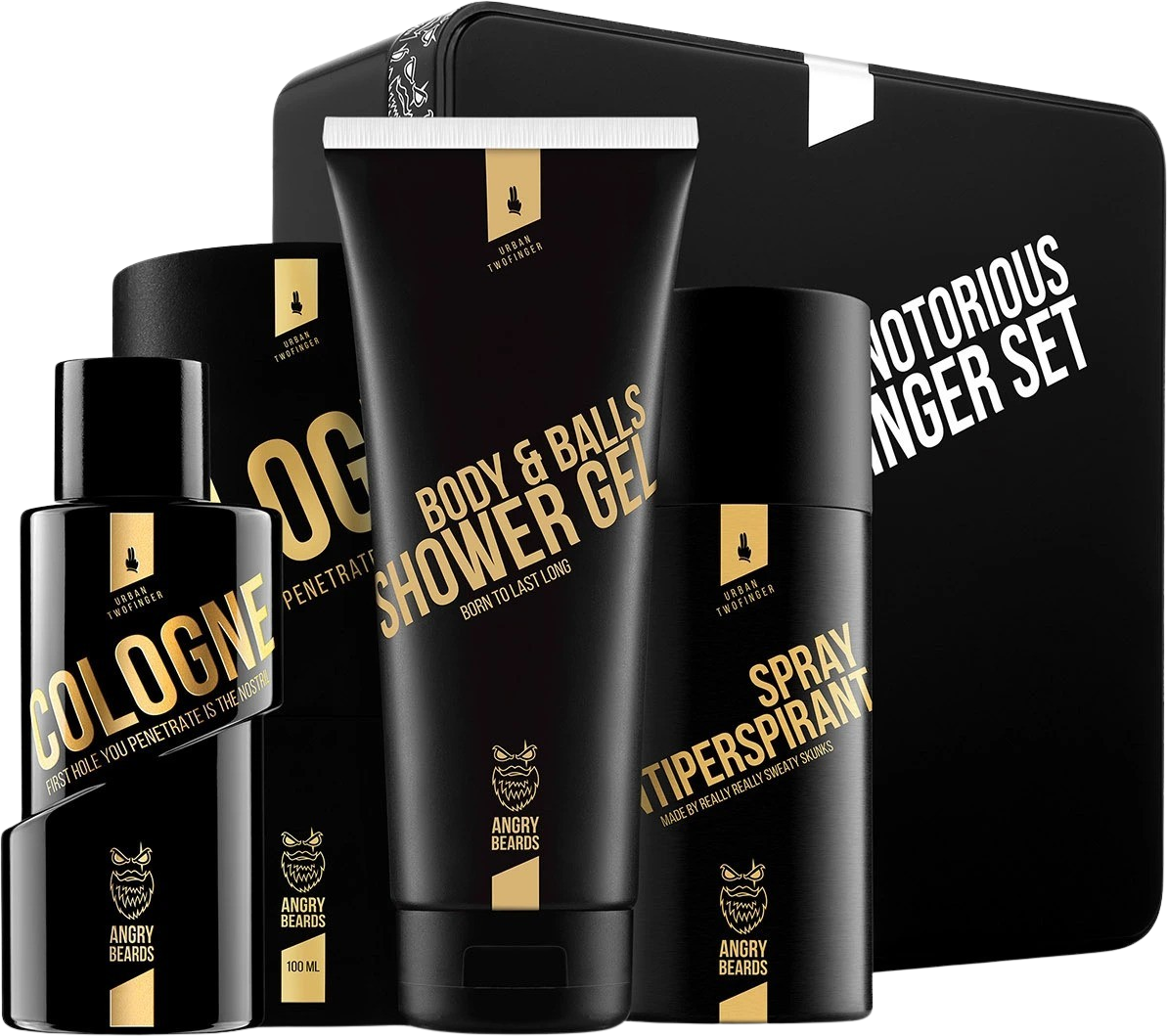 Angry Beards Notorius Urban Twofinger set