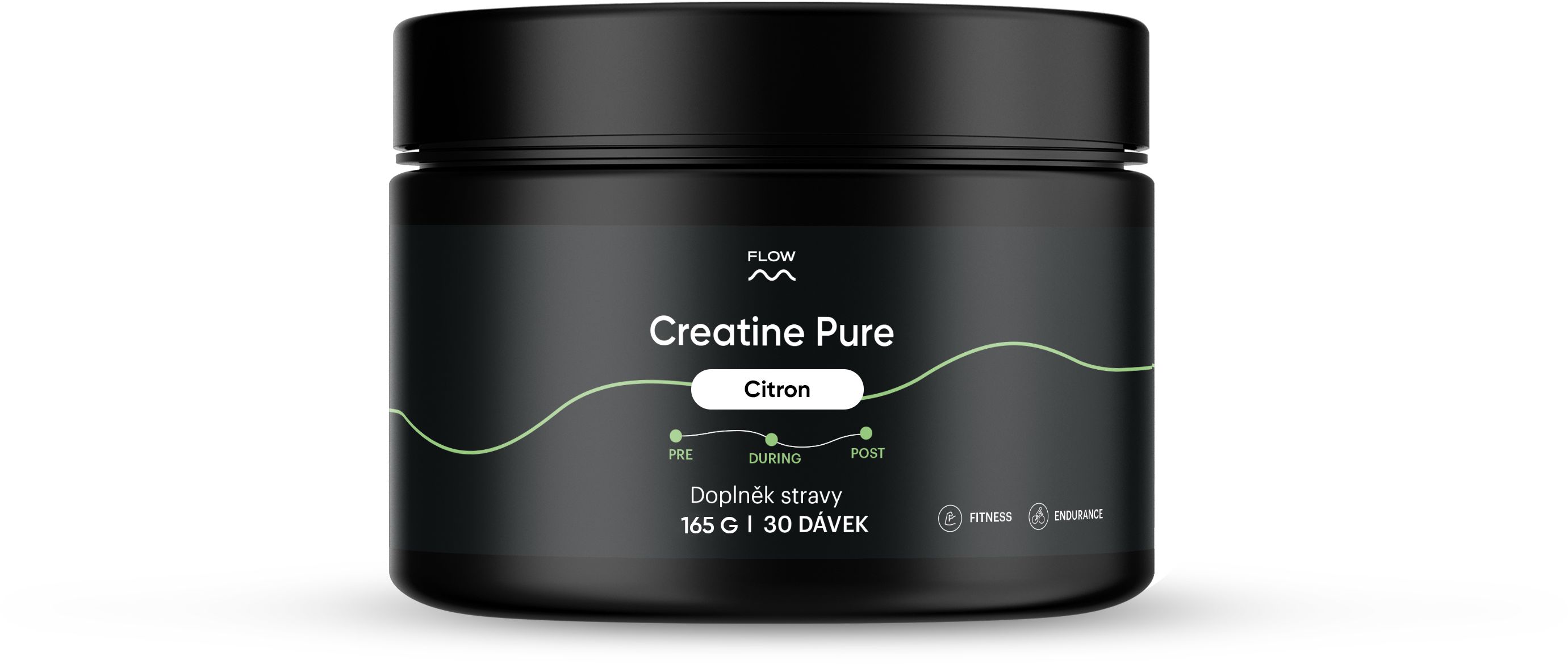Flow Creatine Pure - Citrón 165 g