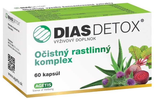 Dias DETOX Očistný rastlinný komplex 60 kapsúl