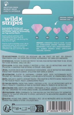 Wild Stripes Anti-Pimple Patches Diamond Recover náplasti na pupienky 24 ks