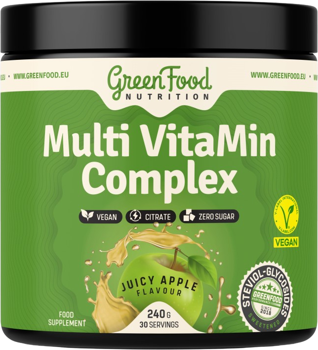 GreenFood Nutrition VitaMin Complex šťavnaté jablko 240 g