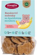 Zemanka Špaldové banánové bio sušienky 100 g
