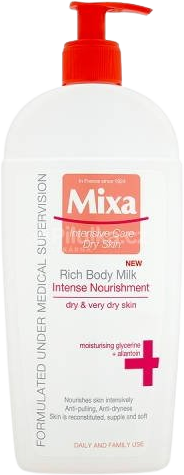 Mixa Intensive Care Dry Skin Rich intenzívne vyživujúce telové mlieko 400 ml
