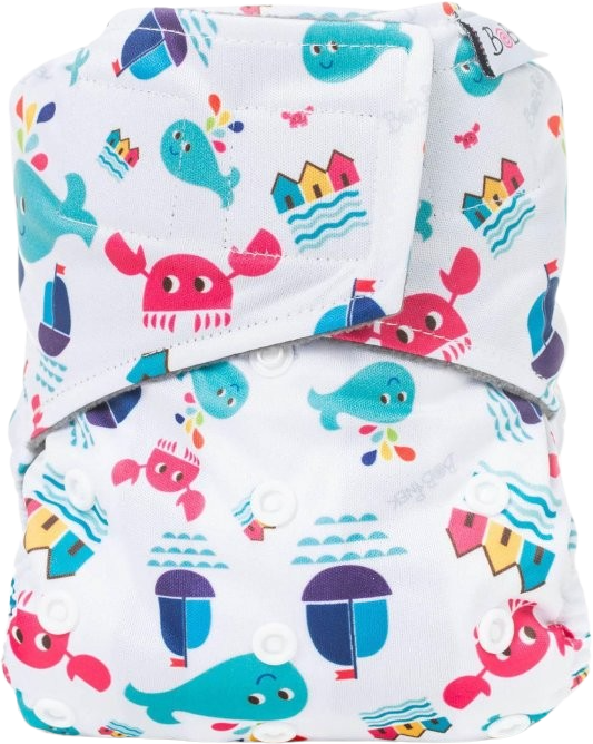 Bobánek vrecková AIO plienka Premium patentky - Pri mori