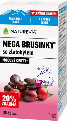 NatureVia Mega brusnice 60 ks