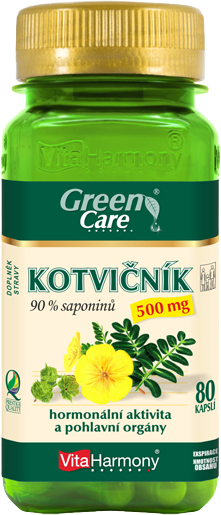 VitaHarmony Kotvičník 500 mg 90% saponínov 80 kapsúl