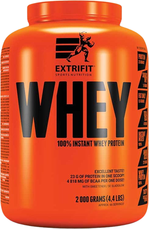 Extrifit 100% whey protein 80 čokoláda 2000 g