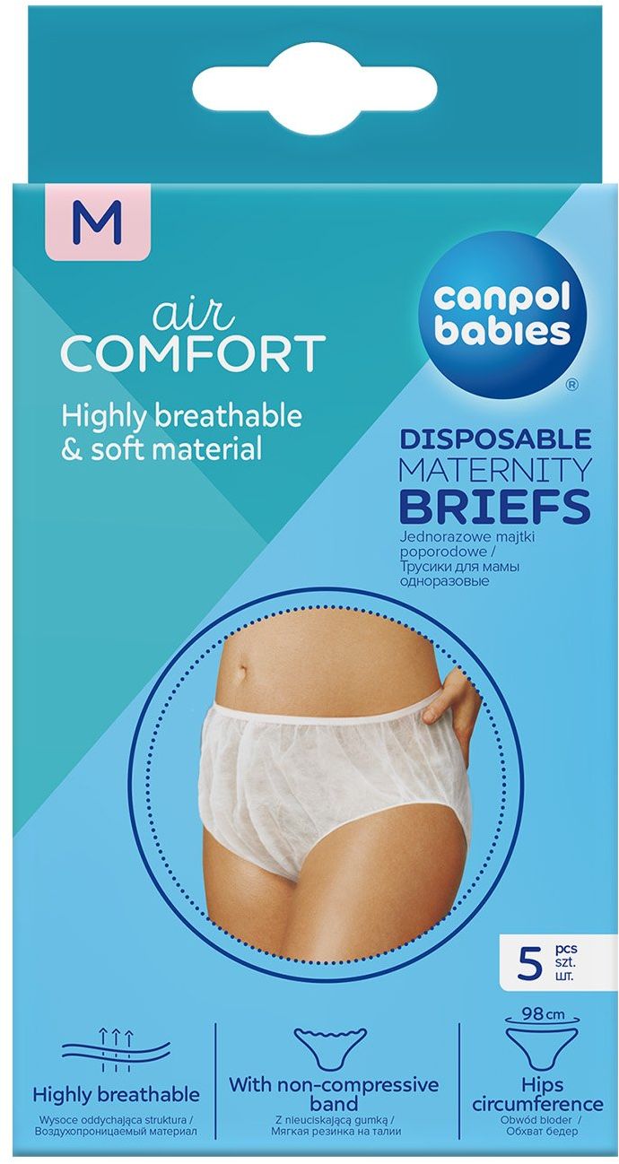 Canpol babies Jednorazové materské nohavičky M 5 ks