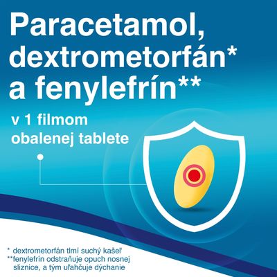 Paralen Grip Chrípka a kašeľ 24 tabliet