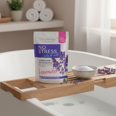 VivaPharm Soľ do kúpeľa No stress 1000 g
