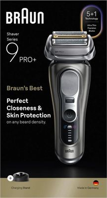 Braun Series 9 PRO+, 9615S Elektrický holiaci strojček, Tmavo šedá
