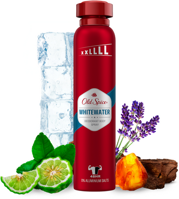 Old Spice Whitewater deo sprej XXL so sviežou vôňou 250 ml