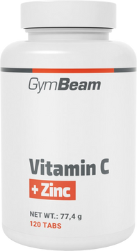 GymBeam Vitamín C + zinok 120 tabliet