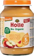 Holle Bio Broskyňa a jablko 190 g