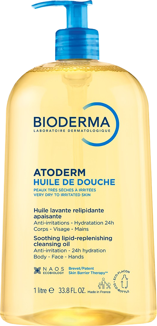 Bioderma Atoderm Sprchový olej pre veľmi suchú až atopickú pokožku 1 l
