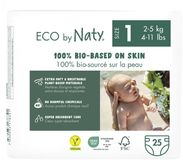 Eco by Naty Plienky jednorázové 1 Newborn 2-5 kg 25 ks