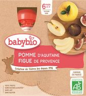 Babybio Doypack jablko a figa 4 x 90 g