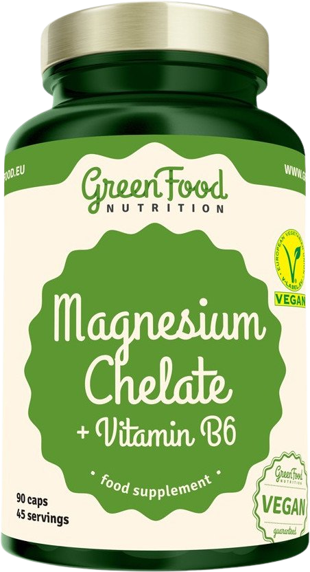GreenFood Nutrition Magnesium Chelát 90 kapsúl