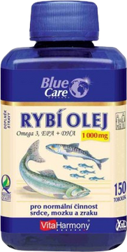 VitaHarmony Rybí olej Omega 3 1000 mg XXL 150 tabliet