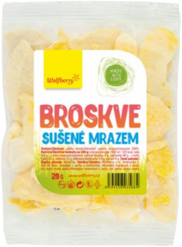 Wolfberry Broskyne sušené mrazom, 1 x 20 g