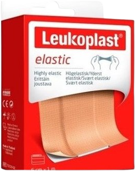 Leukoplast Elastic náplasť na rany 6 cm x 1 m pás
