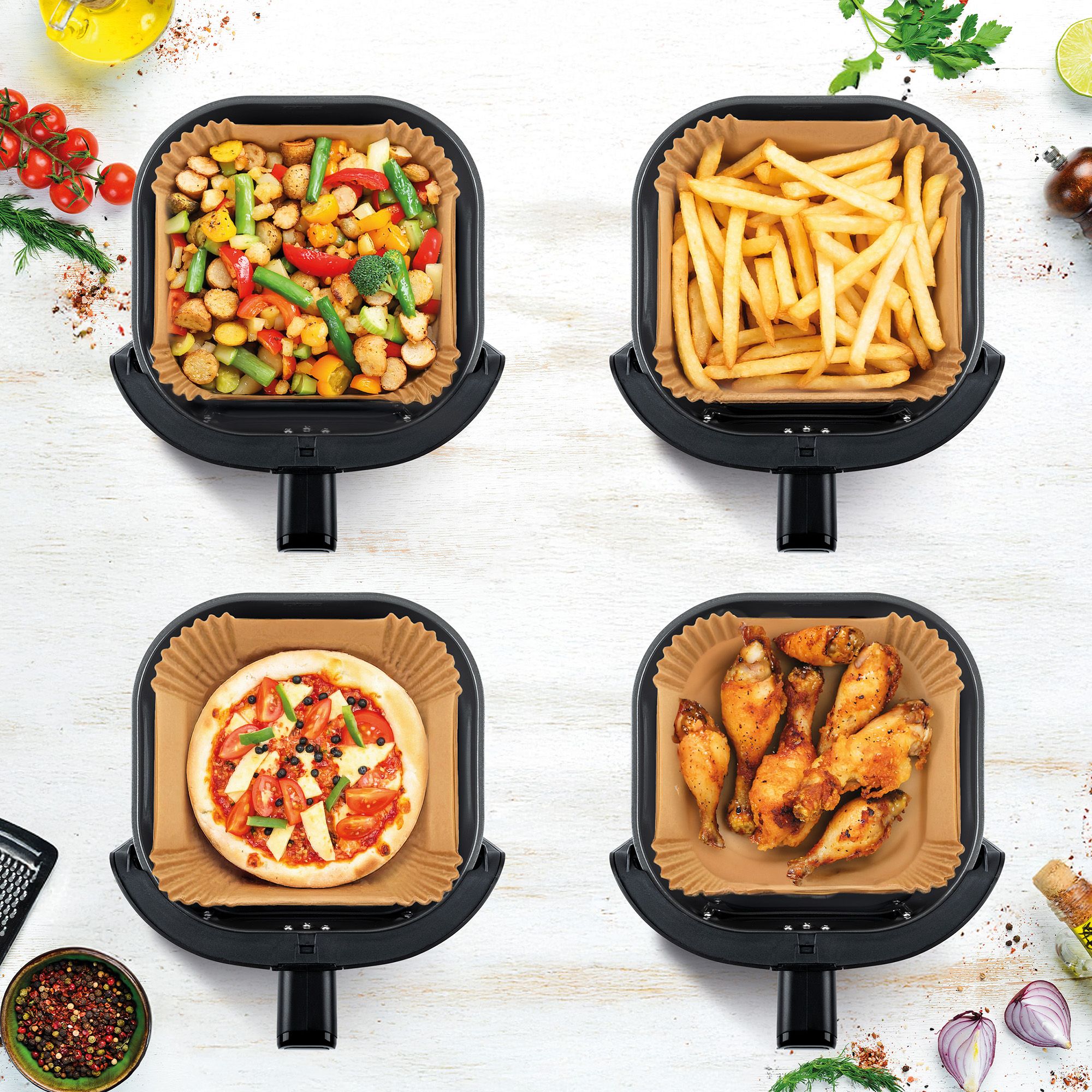 Tesla AirCook Q45 Pro-multifunkčná digitálna teplovzdušná fritéza