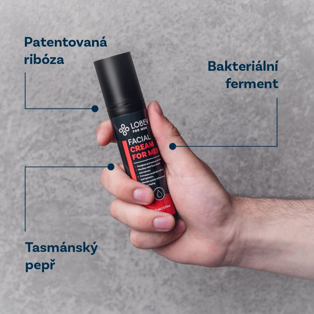 Lobey Krém na tvár pre mužov 50 ml