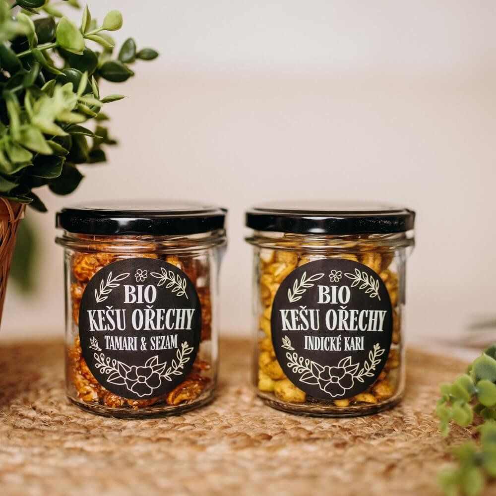 Natu Darčekový set BIO kešu orechov deluxe I., 2 x 160 g