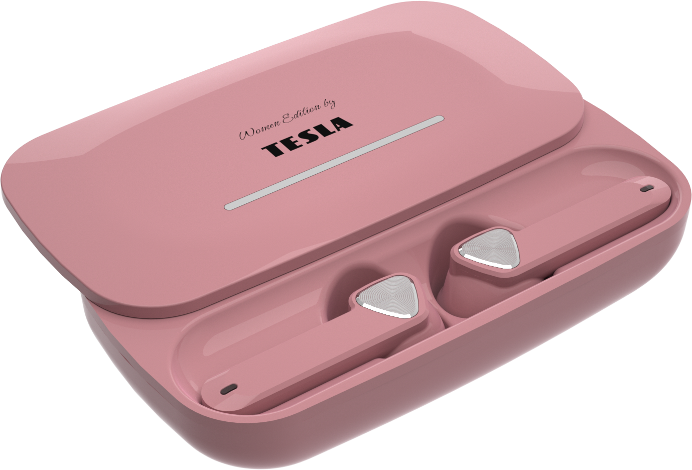 Tesla Sound EB20 - bezdrôtové Bluetooth slúchadlá (Pearl Pink)