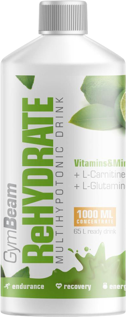 GymBeam ReHydrate lemon lime 1000 ml