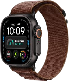 Apple Watch Ultra 4 GPS + Cellular 49mm čierny titán - bordový Alpine Loop - M