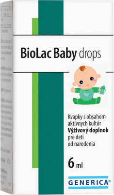 Generica BioLac Baby drops kvapky 6 ml