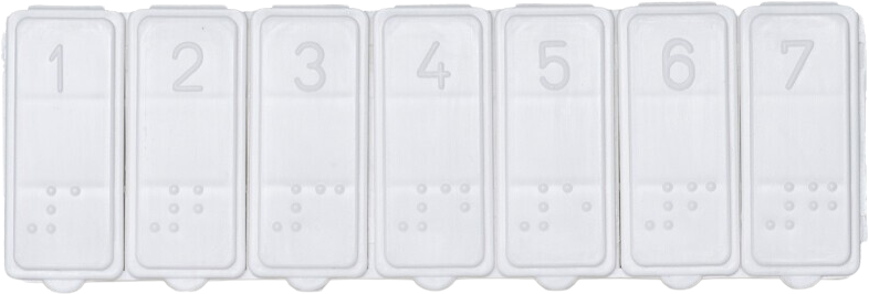 PillBox Dávkovač liekov na 7 dní delený