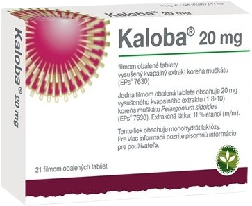 Kaloba 20mg filmom obalené tablety 21 tabliet