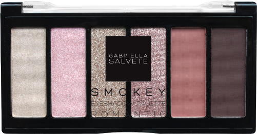 Gabriella Salvete Paletka 6 očných tieňov Eyeshadow Palette 02 Smokey Romantic 12.5 g