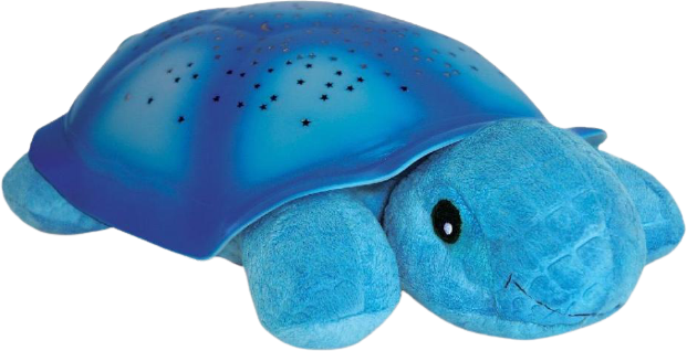 Cloud b ®Twilight Turtle™- Nočná lampa, modrá - Korytnačka