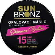Vivaco Sun Bronz Opaľovacie maslo s rozjasňujúcimi glitrami SPF15, 100 ml