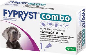 Fypryst Combo 402 mg/361,8 mg Psy nad 40 kg 4.02 ml