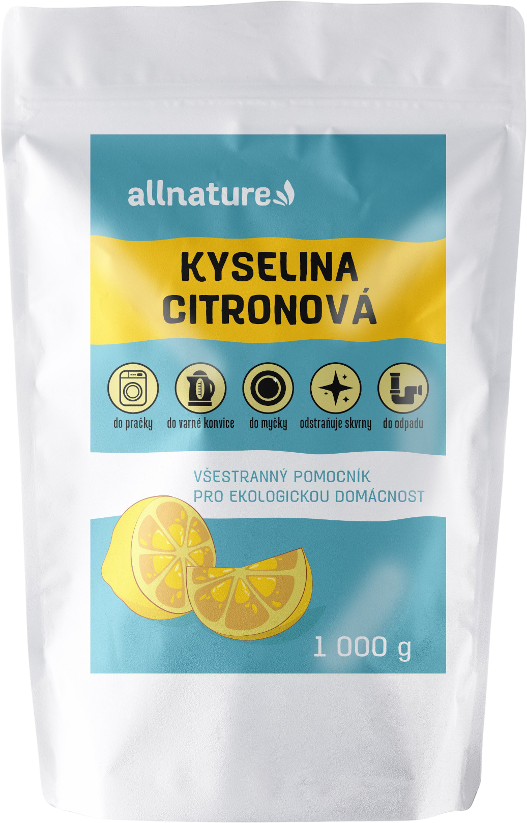 Allnature Kyselina citrónová 1000 g