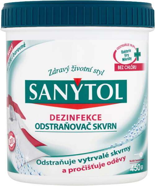 Sanytol Dezinfekčný odstraňovač škvŕn 450 g