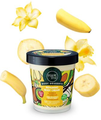 Organic Shop Banánový koktejl - tělový krém 450 ml