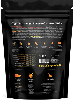 Edgar Powedrink mango 600 g