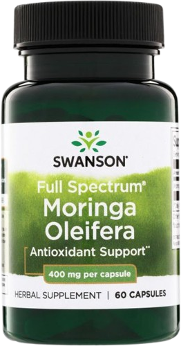 Swanson Moringa Oleifera 400mg, 60 kapsúl