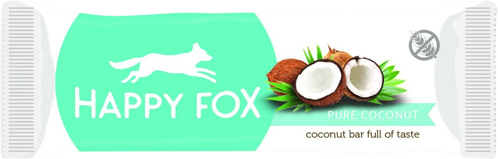 HAPPYLIFE Happy Fox Kokosová tyčinka 40 g